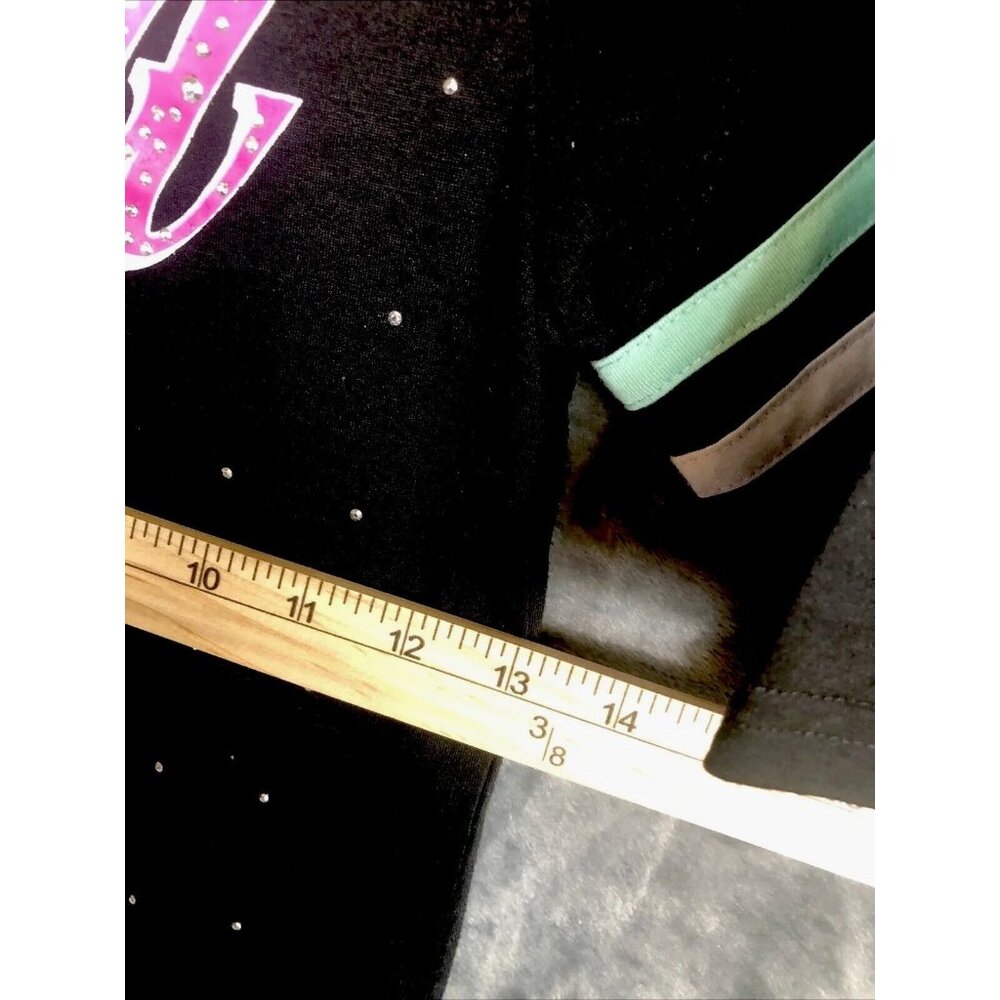 Coogi Girls Black Rhinestone Logo T-Shirt Size 14/16 Cotton/Polyester Blend - Picture 14 of 15